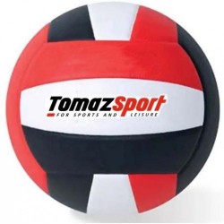 Volleyball Ball Tomaz Sport Black and Red