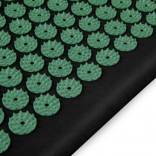 Akupresūros Kilimėlis Su Pagalve Spokey AKUMAT Juodas/Žalias