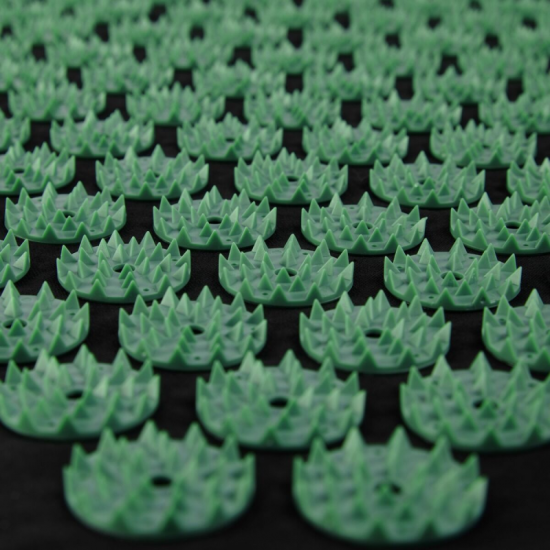 Akupresūros Kilimėlis Su Pagalve Spokey AKUMAT Juodas/Žalias