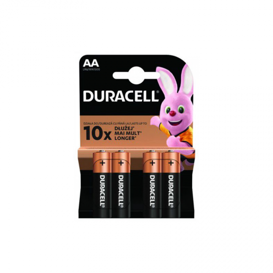 Baterija šarminė R6 (AA) 1.5V DURACELL power (4vnt blisteryje)