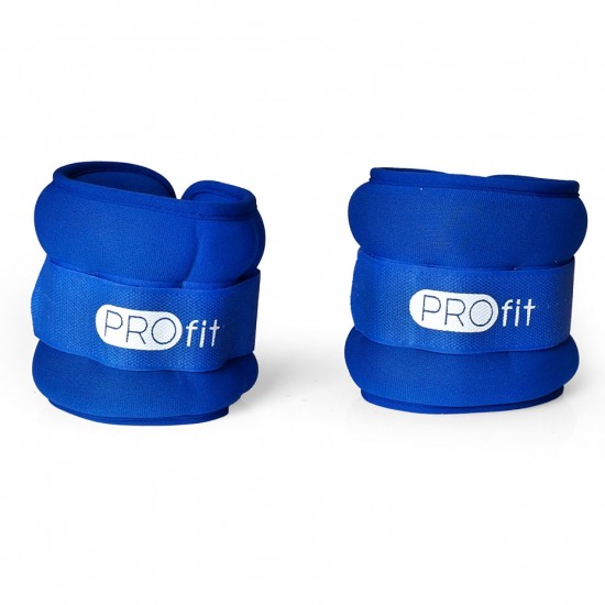 Rankų ir Kojų Apkrovos Profit Evolution 2x1kg Mėlyna DK 3310