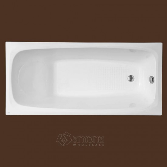 Akmens Masės Vonia SPN Klassika 160x70 cm. Su Priekine panele