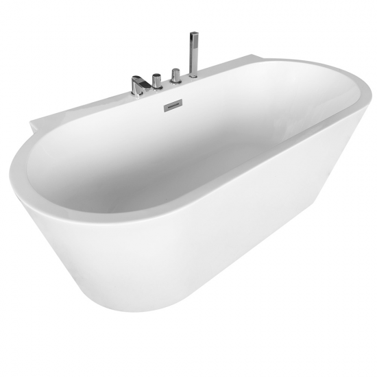 Vonia AMO-1014D Balta su chromo maišytuvu 170x80cm