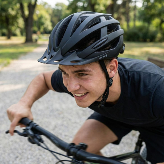 Dviračio šalmas Enero Evo 100 Juodas