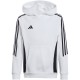 Vaikiškas Megztinis Adidas Tiro 24 Hooded Sweat, baltas IR7506