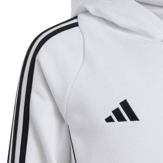 Vaikiškas Megztinis Adidas Tiro 24 Hooded Sweat, baltas IR7506