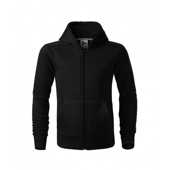 Vaikiškas džemperis MALFINI Trendy Zipper 412 Black, 300 g/m²