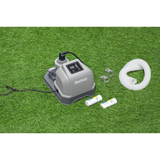 Chloro generatorius baseinams iki 8327 l – 2 g/val. Bestway 58773 Hydrogenic