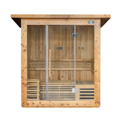 Dry Garden Sauna AMO-SS1520 With Stove 200x150x200cm Triple