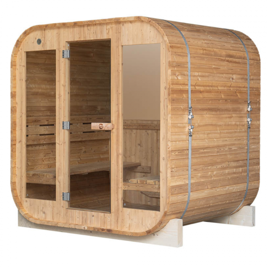 Sausā sauna AMO-2118 SQUARE 210x210x180cm četrvietīgs