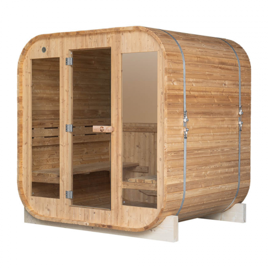 Sausā sauna AMO-2118 SQUARE 210x210x180cm četrvietīgs