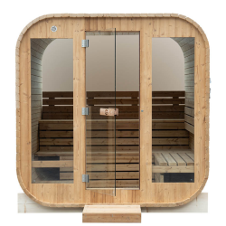 Sausā sauna AMO-2124 SQUARE 210x240x210cm četrvietīgs