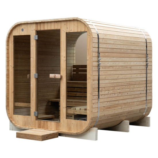 Sausā sauna AMO-2124 SQUARE 210x240x210cm četrvietīgs