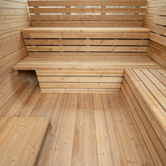 Sausā sauna AMO-2124 SQUARE 210x240x210cm četrvietīgs