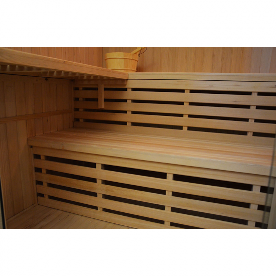 Sausa Pirtis AMO-EA4-200 Su Krosnele 200x180x200cm Penkiavietė Sausa Pirtis AMO-EA4-200 Su Krosnele 200x180x200cm Penkiavietė