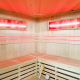 Sausā sauna AMO-EA4S ar plīti 200x180x200 četrvietīga Sausā sauna AMO-EA4S ar plīti 200x180x200 četrvietīga