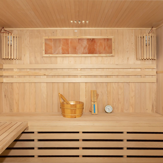 Sausā sauna AMO-EA4S ar plīti 200x180x200 četrvietīga Sausā sauna AMO-EA4S ar plīti 200x180x200 četrvietīga