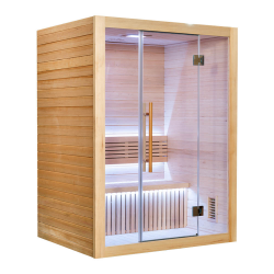 Sausā sauna AMO-SS1512H ar krāsni 150x120x200cm dubultā