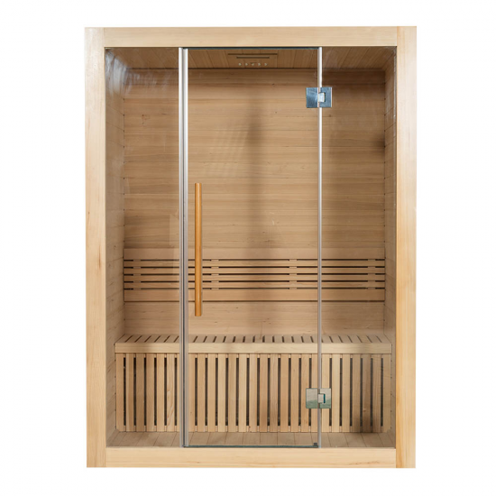 Sausā sauna AMO-SS1512H ar krāsni 150x120x200cm dubultā