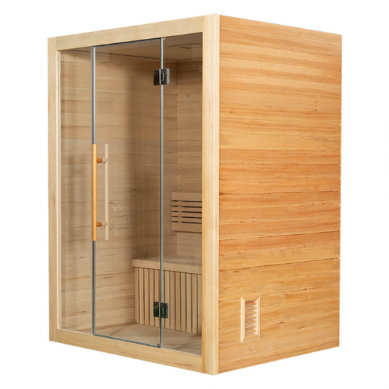 Sausā sauna AMO-SS1512H ar krāsni 150x120x200cm dubultā