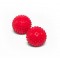 Spiked massage balls Tonkey ActivaSmall Stand 9 cm, Red x 2