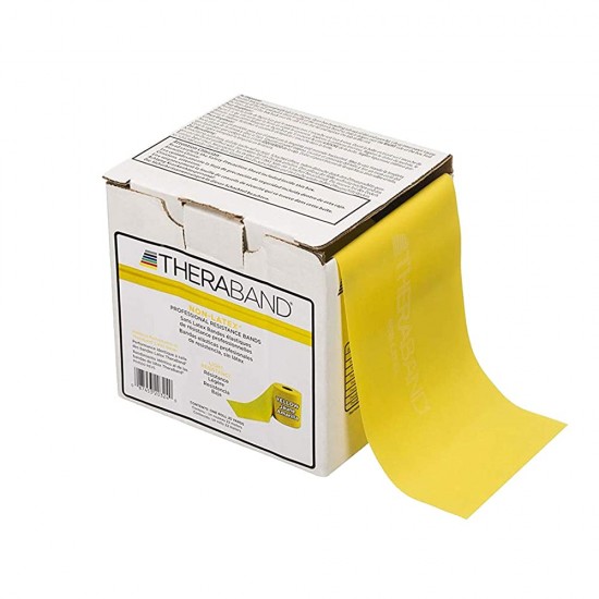 Elastinė Juosta Thera-Band Be Latekso, Geltona