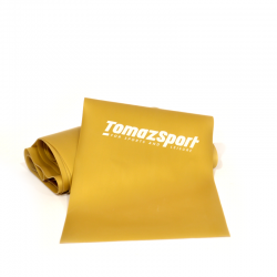 Elastīgā lente Tomaz Sport Max 200x15x0,65 cm zelta 30-40 mārciņas