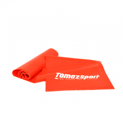 Elastīgā lente Tomaz Sport Medium, 200x15x0,2 cm, sarkana, 6-7 mārciņas