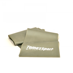 Elastīgā lente Tomaz Sport Super Heavy, 200x15x0,55 cm, sudrabs, 25-30 mārciņas