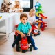 FALK CASE IH vaikiškas traktorius-paspirtukas su priekaba