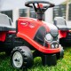 FALK CASE IH vaikiškas traktorius-paspirtukas su priekaba