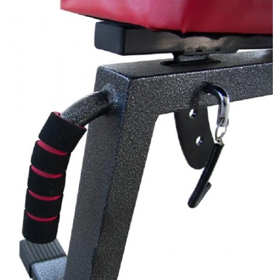 Fitneso suoliukas, juodai raudonas