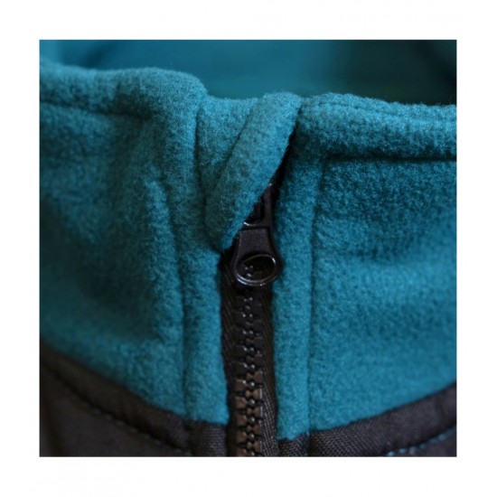 Fliso džemperis RIMECK Effect 530, petrol blue, 360 g/m² Unisex