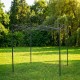 Sulankstoma „Pop Up“ pavėsinė su sienelėmis 2 × 2 m – smėlio spalvos, H serija, plieninė konstrukcija