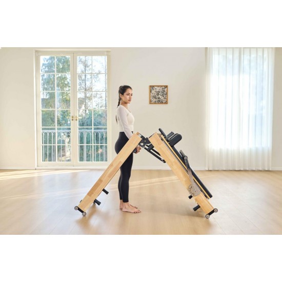 Sulankstomas medžio masyvo pilates reformeris 60R