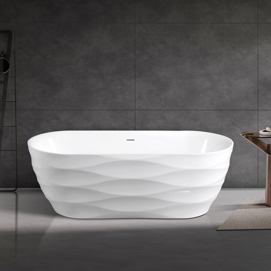 Laisvai stovinti vonia AMO-1104D 170x75x58 cm