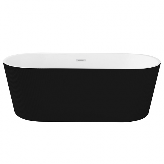 Laisvai stovinti griovelių vonia AMO-T1003B-150 150x75x58 cm