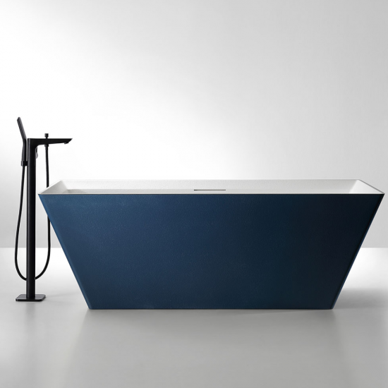 Laisvai Pastatoma Akmens Masės Vonia AMUE-001PB 170x75 cm. Laisvai Pastatoma Akmens Masės Vonia AMUE-001PB 170x75 cm.