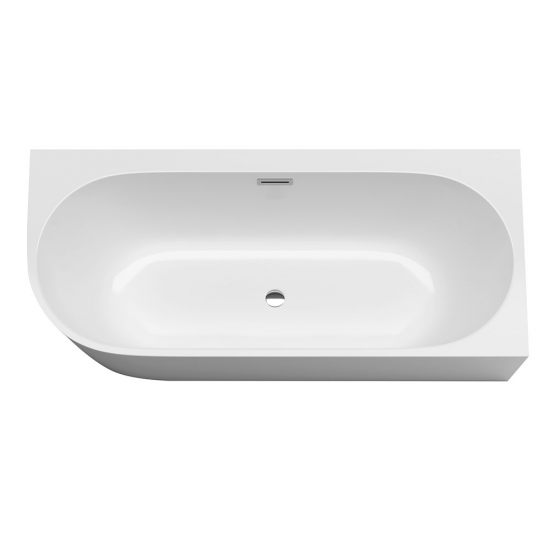 Laisvai stovinti, prie sienos montuojama vonia AMO-1724-150 Dešinė 150x75x59 cm