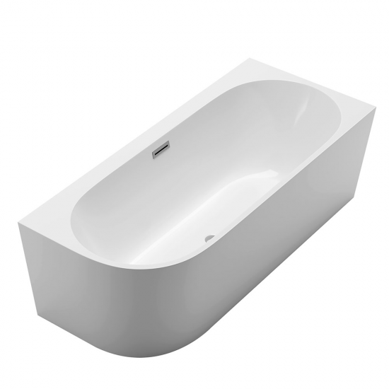 Laisvai stovinti, prie sienos montuojama vonia AMO-1724-150 Dešinė 150x75x59 cm