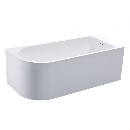Laisvai stovinti, prie sienos montuojama vonia AMO-1750-150 Dešinė 150x75x58 cm