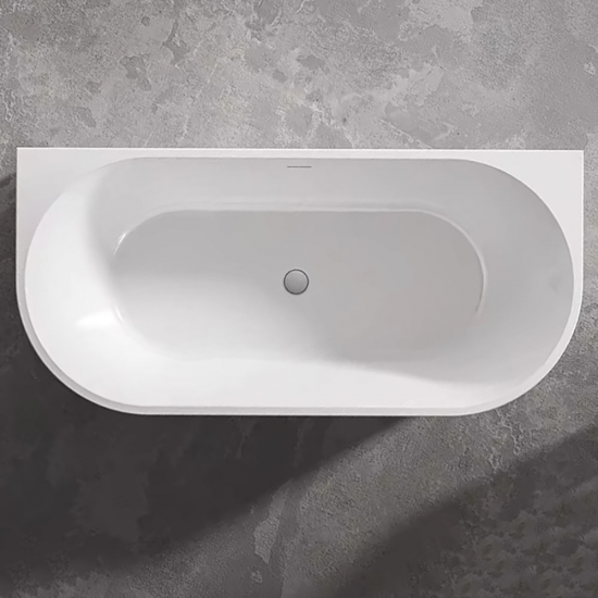 Laisvai stovinti, prie sienos montuojama vonia su grioveliais AMO-1045D 170x80x58 cm