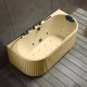 Laisvai pastatoma prie sienos montuojama SPA vonia su hidromasažu AMUE-A005CP 170x80x63 cm