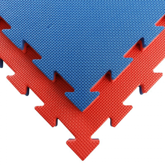 Grindų Danga Tatami E30S Raudona Mėlyna 100x100x3 Tankis 80 kg/m³