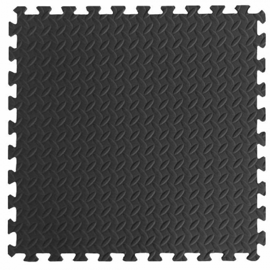 Grindų Danga Tatami MI60J Juoda 30x30x1cm Tankis 80 kg/m³