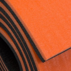 Gimnastikos kilimėlis LunaPro Super Soft 180 cm x 60 cm, Oranžinis