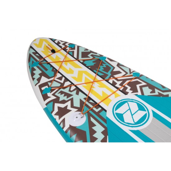 Pripučiama SUP irklentė 305 × 84 × 15 cm Zray Graffiti Teal