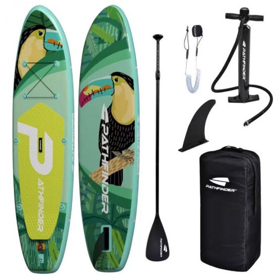 Pripučiama SUP irklentė – 310 × 82 × 15 cm Pathfinder Toucan Leaf