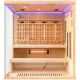 Infraraudonųjų spindulių pirtis su druskos akmenims AMO-EP4RS XL kairė 180x160x200 cm Infraraudonųjų spindulių pirtis su druskos akmenims AMO-EP4RS XL kairė 180x160x200 cm