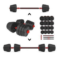 Maināms svars Hanteles un stieņa komplekts, 30 kg